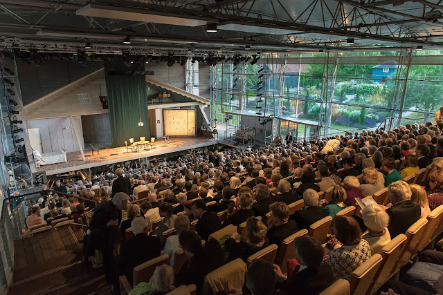 Garsington Opera inside the auditorium (Photo Clive Barda)