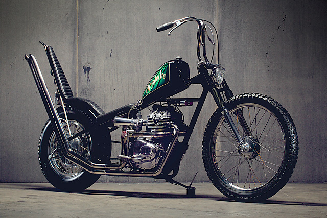 Honda CB360 By Pop Bang Classics Hell Kustom