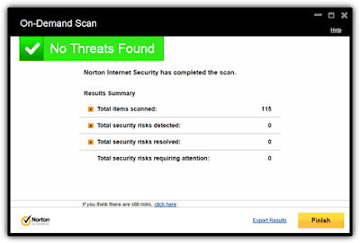 Norton-Internet-Security-No-Threat