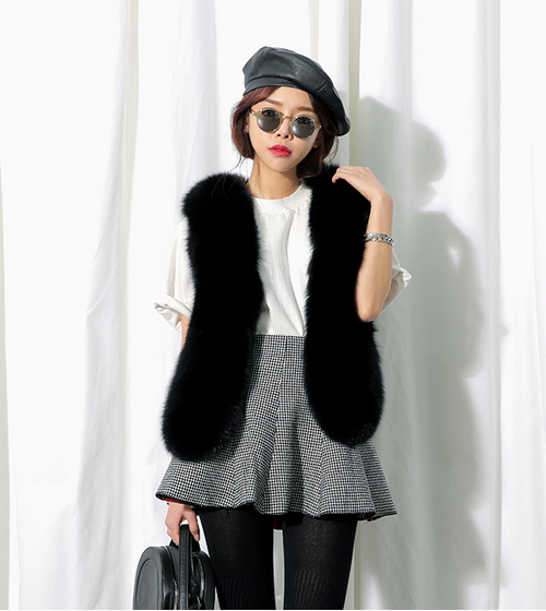 Soft Mink Fur Vest