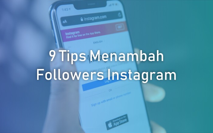 Menambah Jumlah Followers Instagram