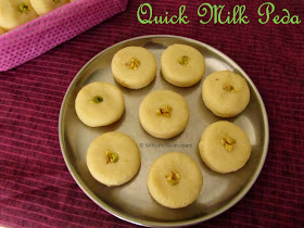 Quick Milk Peda