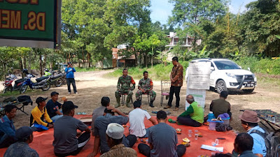 Kodim 0608/Cianjur Berikan Penyuluhan Pertanian Kepada Masyarakat di Lokasi TMMD