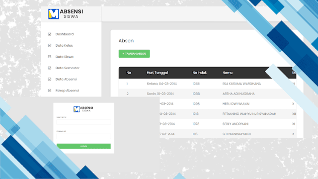 Aplikasi Web Absensi Siswa Sekolah
