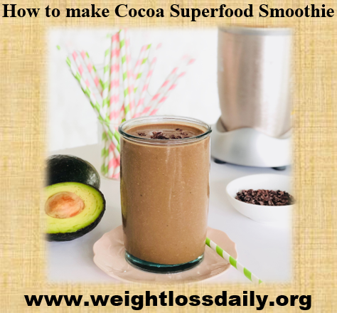 How to make Cocoa Superfood Smoothie