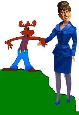 Caribou Barbie Sarah Palin embraces her inner moose
