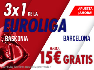 suertia promocion Baskonia vs Barcelona 20 diciembre