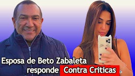 Esposa de Beto Zabaleta responde contra aquellas personas que se burlan por ser menor que el