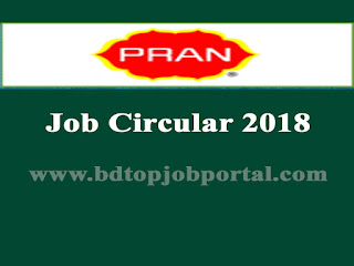 Pran Group Sales Representative (SR) Job Circular 2018 