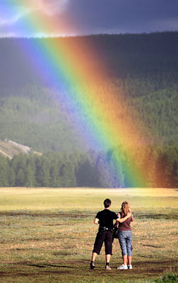 A spectacular rainbow