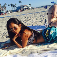 Vanessa Lim at Pacific Beach, San Diego. Fil-Am, Filipina-American