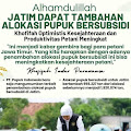 Hore....!!! Jawa Timur Dapat Tambahan Alokasi Pupuk Subsidi Untuk Petani