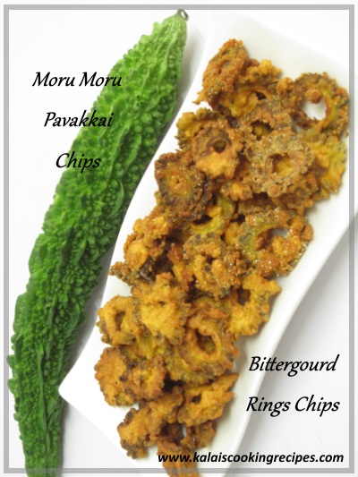 pavakkai bittergourd rings chips