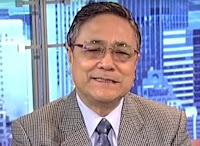 Gao Wenqian participated in the Voice of America Satellite TV discussion program (screenshot of Satellite TV video)