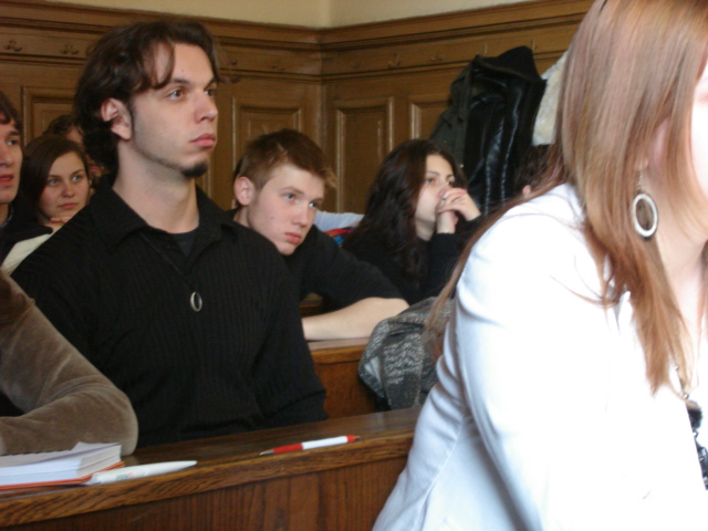 Audience at Sofia University, Sofia, Bulgaria