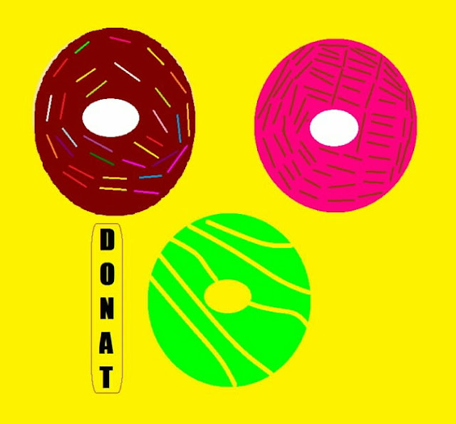 Belajar Desain Kue Donat