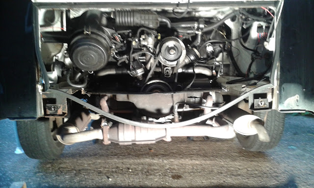 Brazilian T2c Kombi Bay - UGA Engine Removal