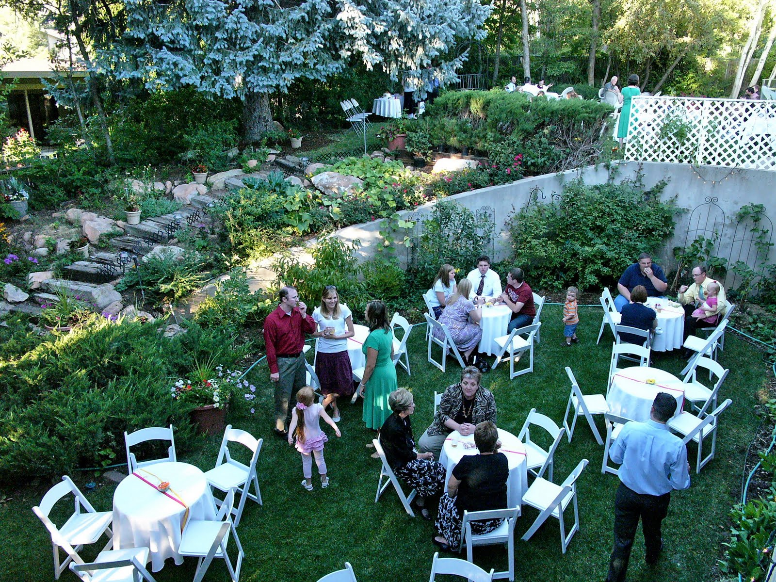 MOM DOES A BACKYARD WEDDING