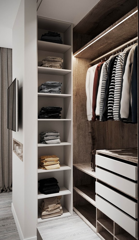 white-and-wood-closet