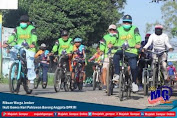 Ribuan Warga Jember Ikuti Gowes Hari Pahlawan Bareng Anggota DPR RI