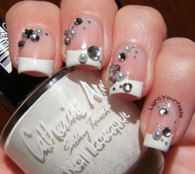 diamonds and pearls nail art