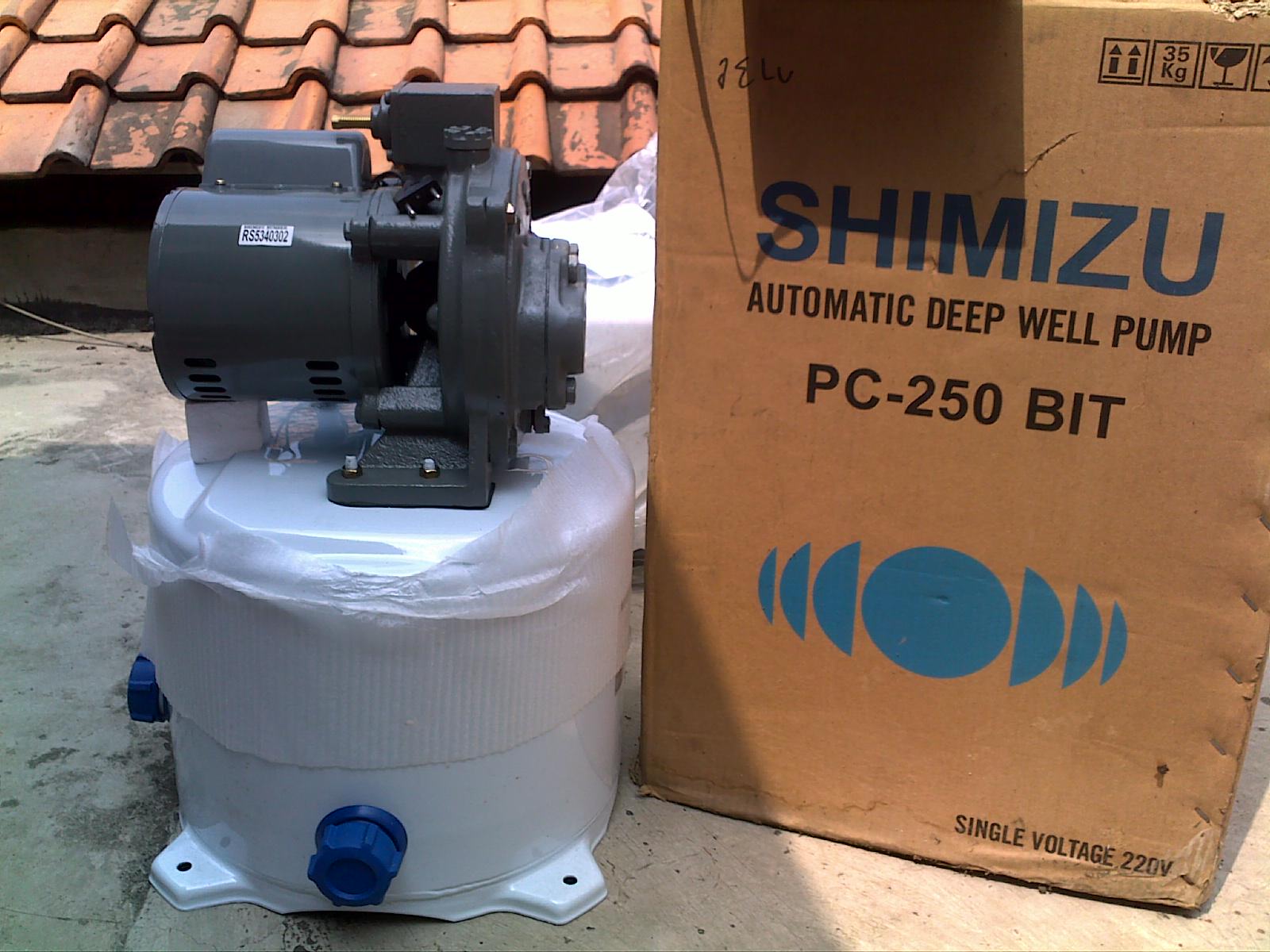  Pompa Air jet pump Shimizu PC 250 BIT cara memperbaiki 