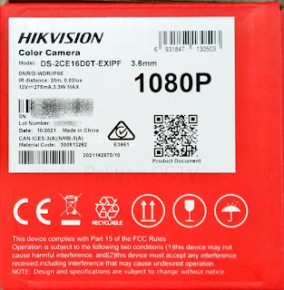 Hikvision-packing-serial-number-model-details