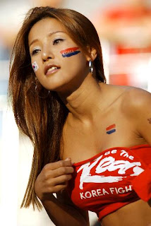 Korea Sexy Girls Fans on World Cup