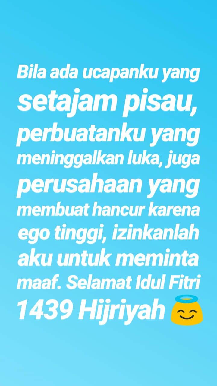 Kata Ucapan Selamat Idul Fitri 2019 untuk Caption dan 