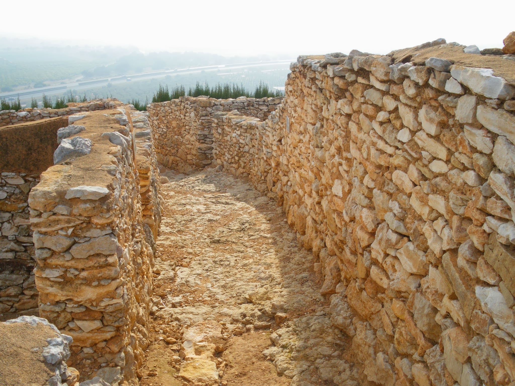 Carrer del Poblat iberic del Puig de la Nao Puig de la Nau Benicarlo Costa de Azahar Arqueologia