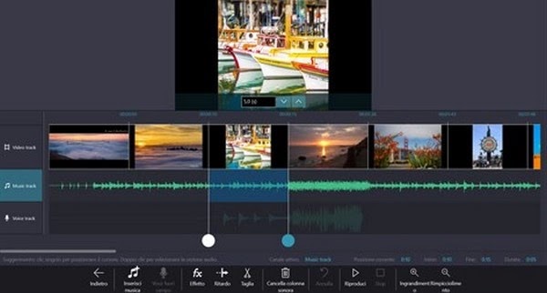 Movie Maker - Video Editor, app gratuita Windows 10 per editare video