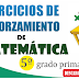 Ejercicios de Reforzamiento de Matematica para Quinto grado de Primaria