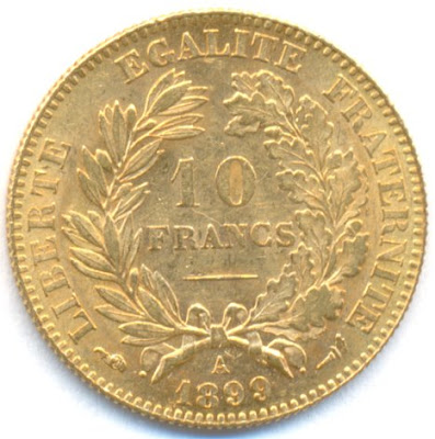 French 10 Francs Gold Coin