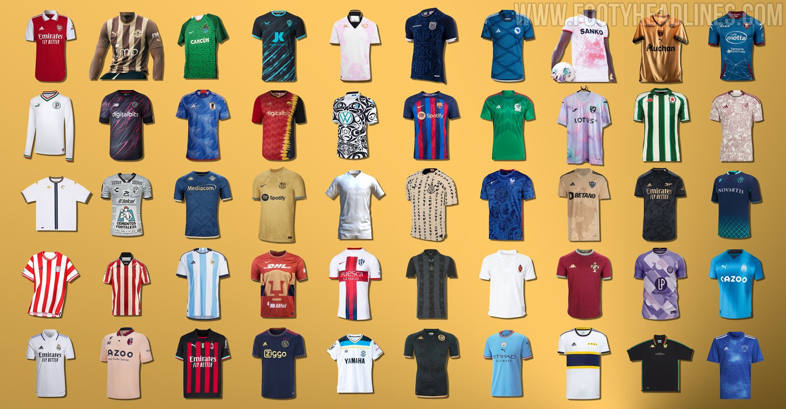 Vote Now For Number 1 - The 50 Top Football Kits of 2022 - Footy