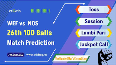 Welsh vs Northern Superchargers 26th 100 Balls Today’s Match Prediction ball by ball