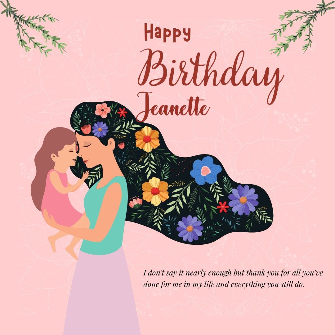 happy birthday jeanette images