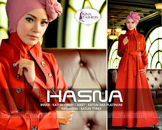 Hasna by Aina Fashion Red