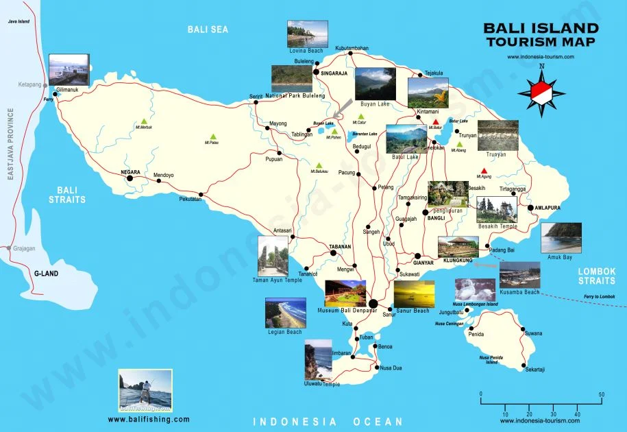 Bali, mapa, maps, Asia, Azja, Indonezja, Indonesia,