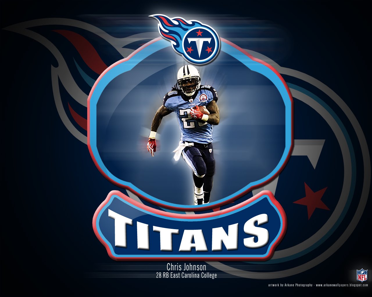 Arkane NFL Wallpapers: Chris Johnson - Tennessee Titans