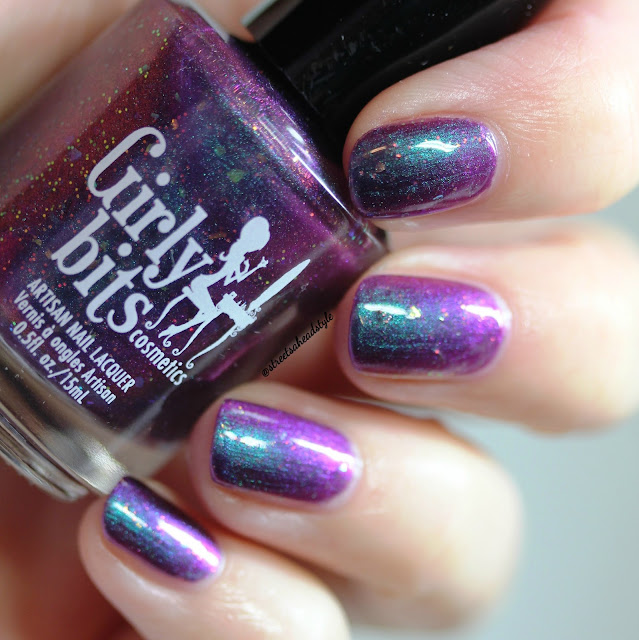 Girly Bits Law of Attraction Rainbow Hematite Nail Polish