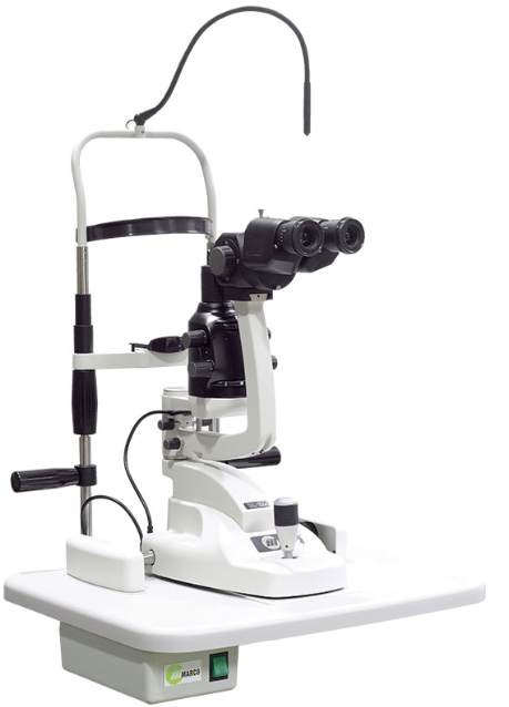 Slit lamp examination