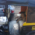 dog in auto rickshaw