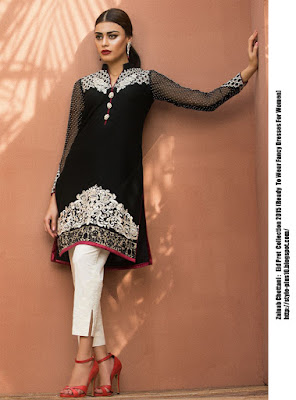 net-shirt-in-black-zainab-chottani-pret-eid-collection-2015