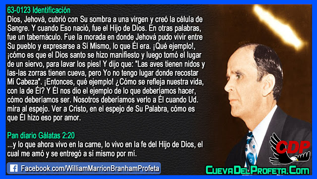 La morada en donde Jehová pudo vivir entre Su pueblo - Citas William Branham Mensajes