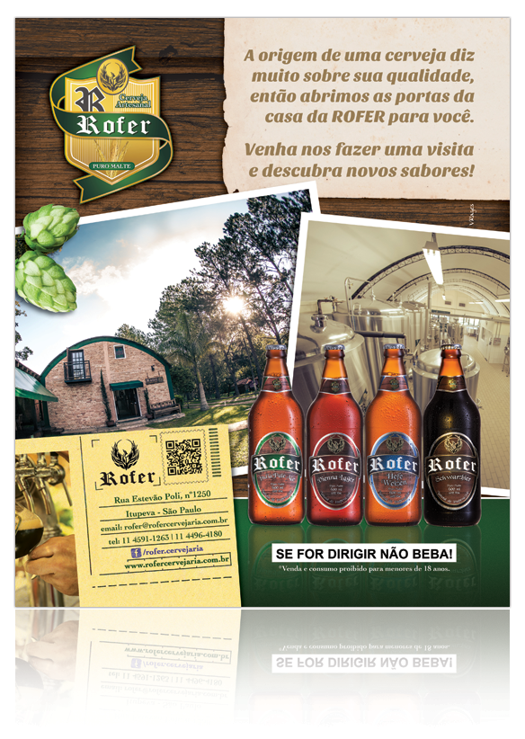 Criação de Anúncio Cervejaria Rofer | VRayes