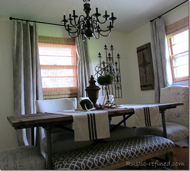 Industrial Decor and Furniture in the Dining Room