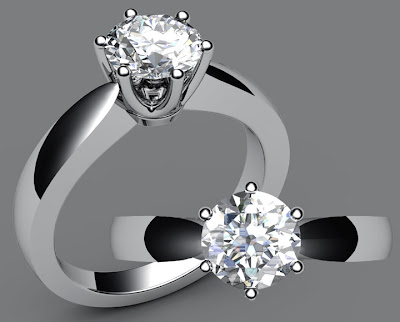 Diamond Rings Solitaire Diamond Wedding Rings White Gold