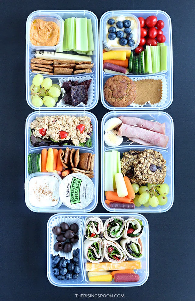 5 Healthy Make Ahead Cold Lunches (For Back to School & Work)