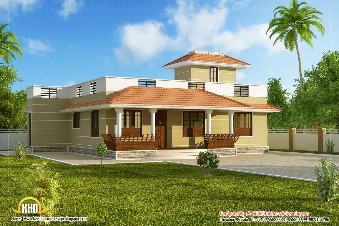 Kerala Single Story House Plans