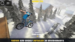  ini game masuk kategori berbayar sekitar  Download Shred! 2 Freeride Mountain Biking APK+DATA MOD (Free)